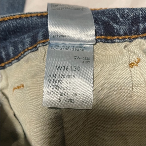 Levi’s Levi Strauss Signature Regular Baggy Relaxed Fit Blue Denim Jeans 36 x 30 - Picture 2 of 7